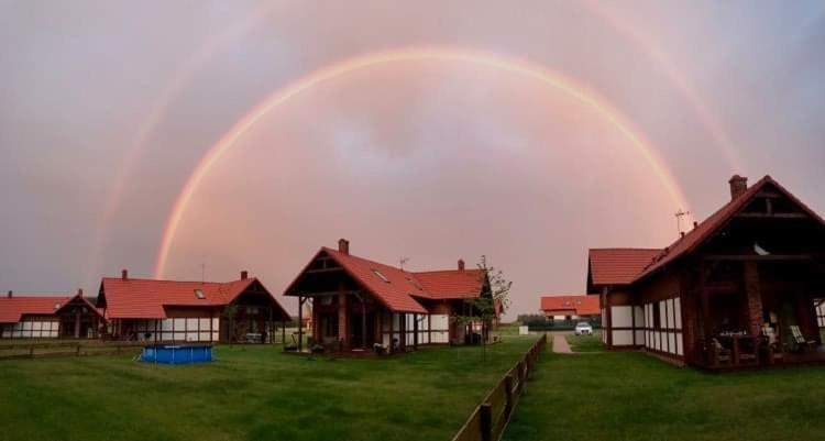 Villa Kaszuby W Ostoja Bukowo - U Malgoski Domek 6 Z Widokiem Na Las I Internetem Borowy Mlyn Exterior foto